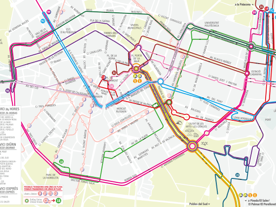 Mapa servici platges estiu 2023