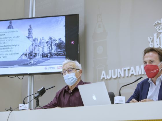 Rueda de prensa Ribó - Grezzi. Next Generation y Baixes emissions