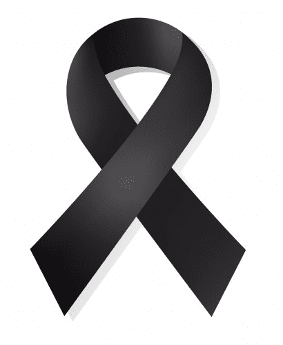 Imagen de un crespón negro