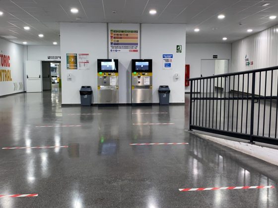 Imagen de un parking del centro de Valencia