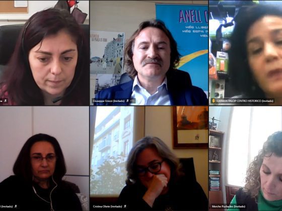 Imagen participantes reunión telemàtica EMT comerciantes