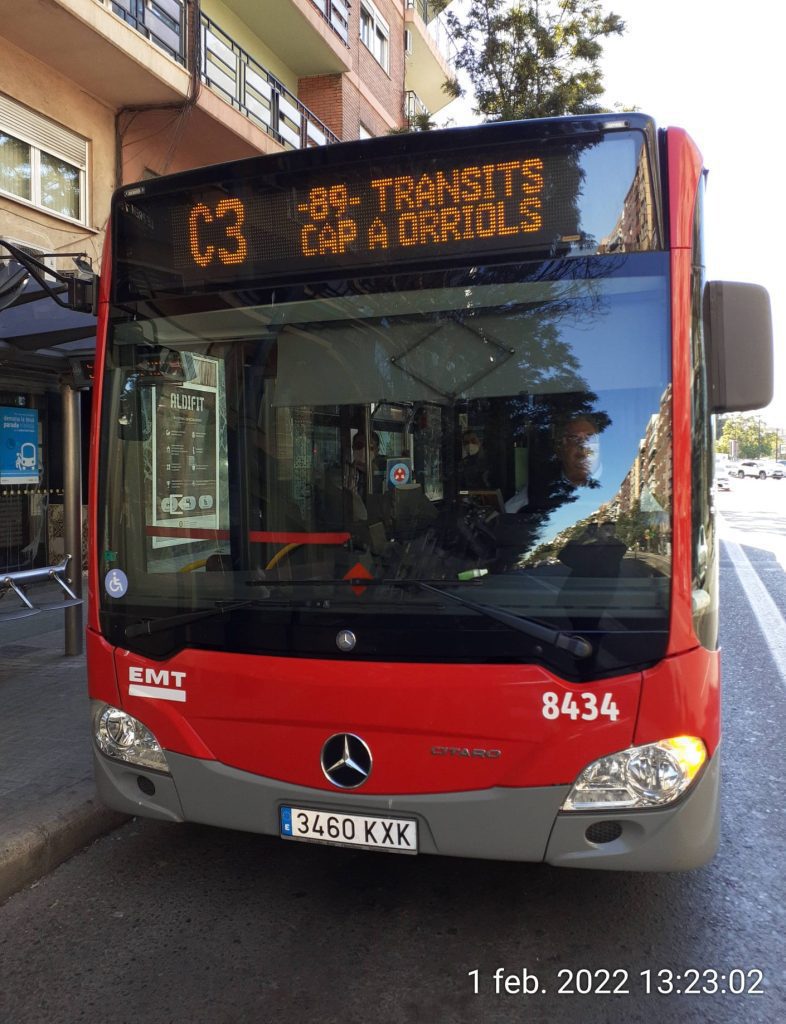 Imagen linea C3 -89- Transits Cap a Orriols