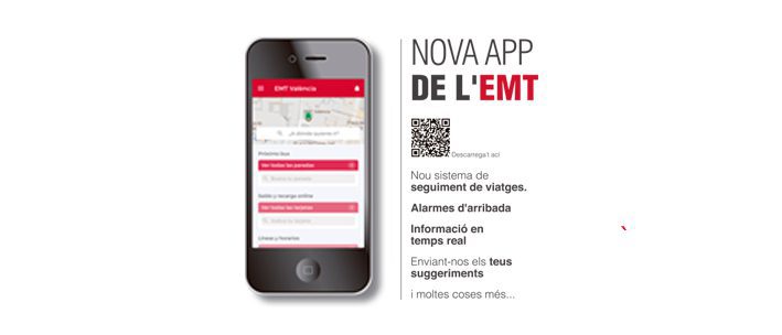 Imagen de la nueva app de la EMT