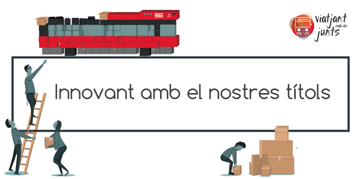 Imagen del cartel Innovant amb el nostres títols