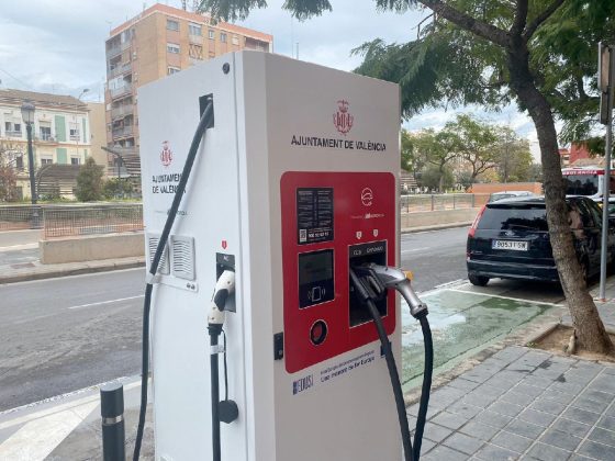 Imagen punto de carga del Ayuntamiento de Valencia